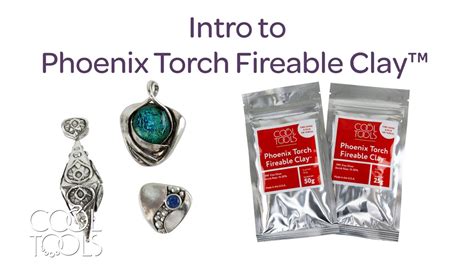 Cool Tools Intro To Phoenix Torch Fireable Clay Fine Silver Metal