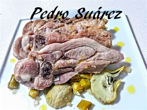 Guiso De Chuletas De Pavo Con Alcachofas Raciones Pedro Suarez Y