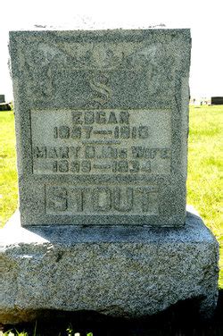 Edgar Stout M Morial Find A Grave