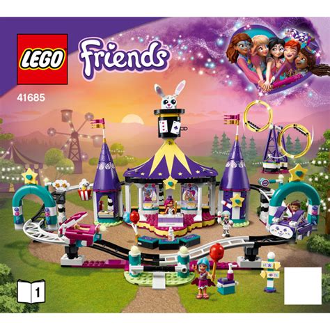 LEGO Magical Funfair Roller Coaster Set 41685 Instructions | Brick Owl ...