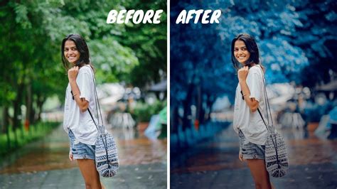 Cinematic Soft Blue Color Grading Photoshop Tutorial Youtube