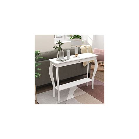 ChooChoo Narrow Console Table With Drawer Chic Accent Sofa Universe