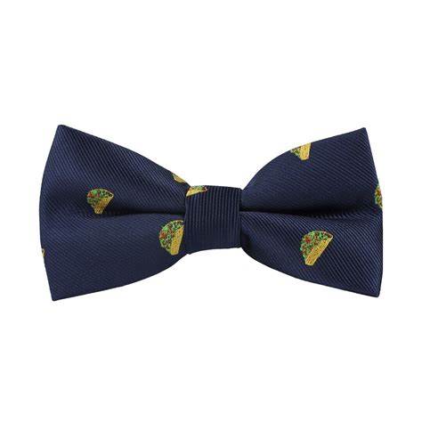 Taco Lover Tie For Him Taco Tuesday Mexican Food Fun Bowtie For Men