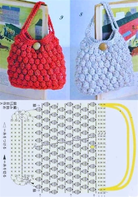 Bolsa Elegant De Puntos Burbujas En Crochet PATRON GRATIS Crochetisimo