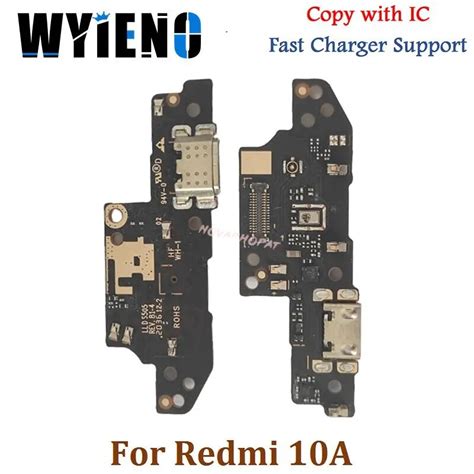 Wyieno For Redmi 10a Usb Dock Charging Port Fast Charger Plug