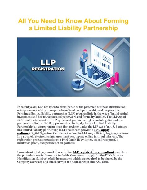 Ppt All You Need To Know About Forming A Limited Liability Partnership Powerpoint Presentation