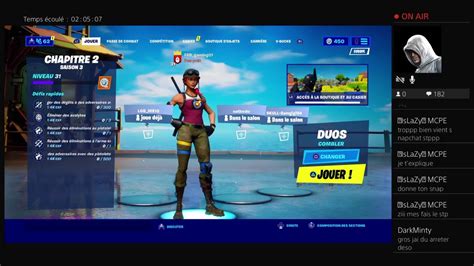 Live Partie Perso Live Fornite Fr YouTube