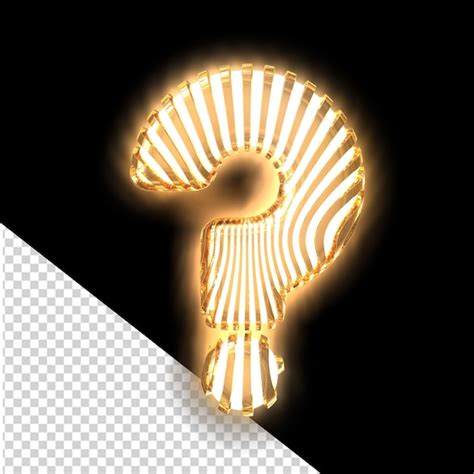 Symbole Blanc Avec Des Sangles Verticales Lumineuses Ultra Minces Psd