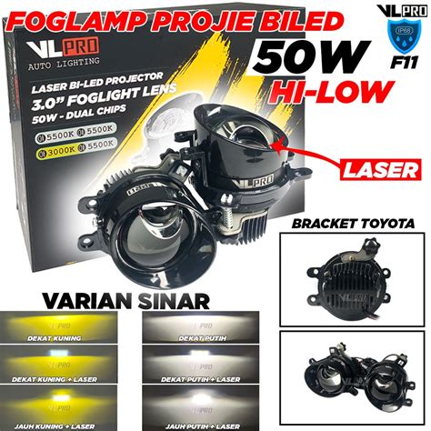 Jual Foglamp Projie Biled Laser Vlpro F W Inch Original Jauh