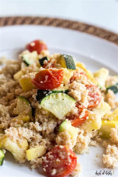 Roasted Vegetable Couscous - Dash of Herbs