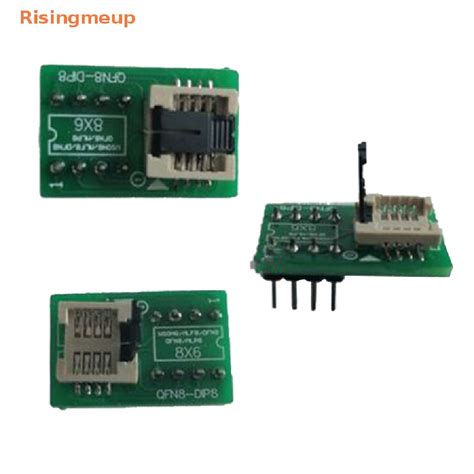 Risingmeup Dfn8 Wson8 Mlf8 Mlp8 Qfn8 To Dip8 Adapter 65mm 68 Ic