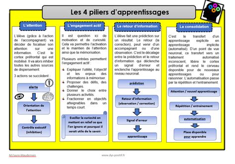 Les 4 Piliers D Apprentissage DYS POSITIF