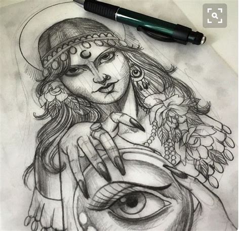 Top 109 Best Gypsy Tattoos 2021 Inspiration Guide Artofit