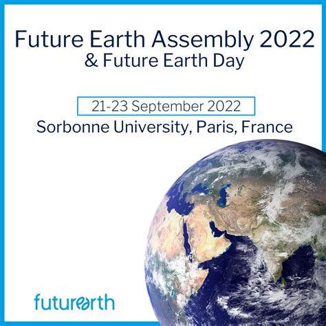 Future Earth Programme Assemblée Premc