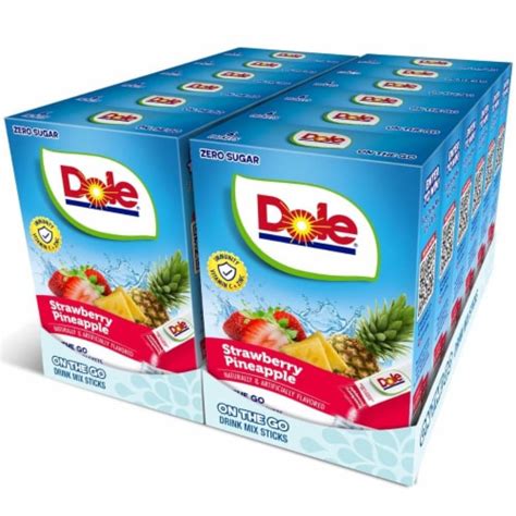 Juicy Mixes Strawberry Pineapple Dole- Powder Drink Mix - Sugar Free ...