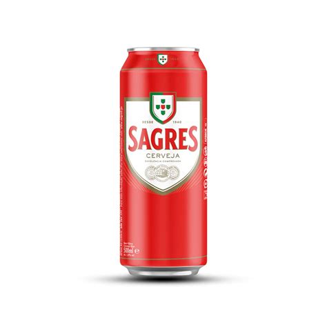 Sagres Branca Cerveja Premium Portuguese Blonde Pale Lager Beer