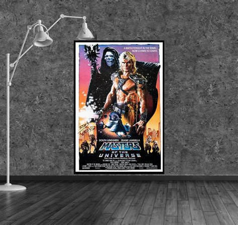 Masters of the Universe Movie Poster High Quality Silk Cloth - Etsy