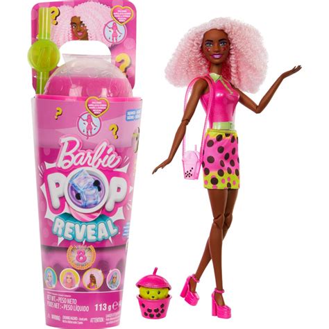 Muñeca Barbie Pop Reveal Bubble Tea Series Fucsia Htj20 Barbiepedia