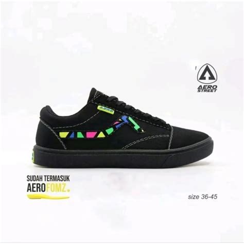 Jual AEROSTREET MASSIVE X VOLT LOW HITAM SNEAKERS CASUAL ORIGINAL