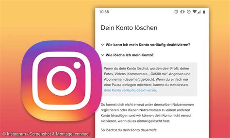 Instagram Account Löschen Oder Deaktiveren Am Pc Via App Connect