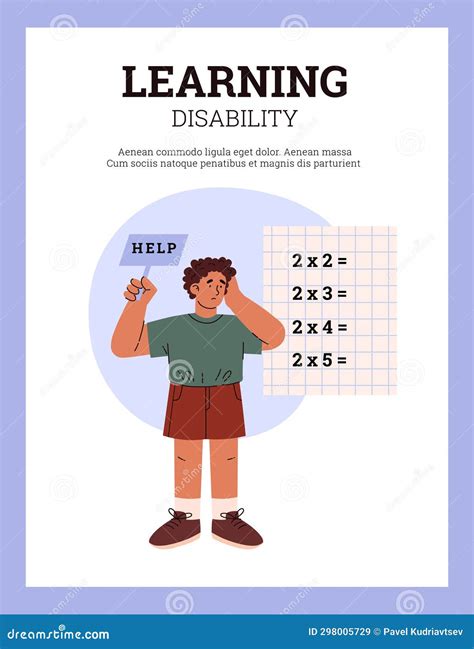 Difficulties Learning Dysgraphia And Dyslexia Concept People