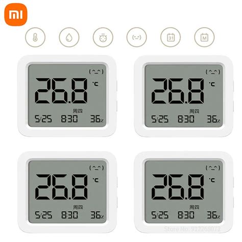 XIAOMI Mijia Smart Bluetooth digital thermometer with Big LCD Display ...