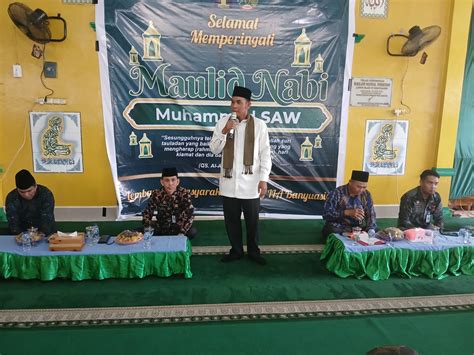 Lapas Banyuasin Gelar Acara Peringatan Maulid Nabi Muhammad Saw H