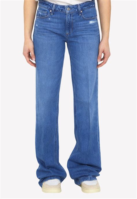 Paige Sonja Jeans In Blue Lyst