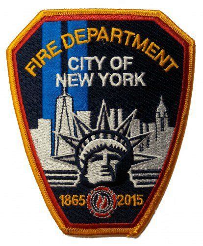 Fdny 150th Anniversary Patch Fdny Fire Badge Firefighter Paramedic