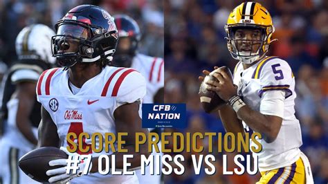 Ole Miss Vs Lsu Preview And Prediction Youtube