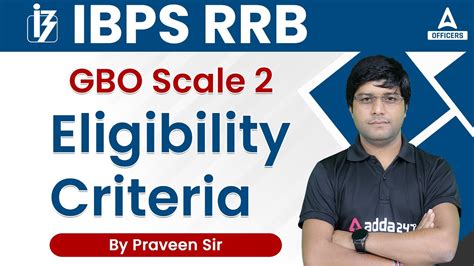 IBPS RRB GBO Scale 2 Eligibility Criteria By Praveen Rana YouTube