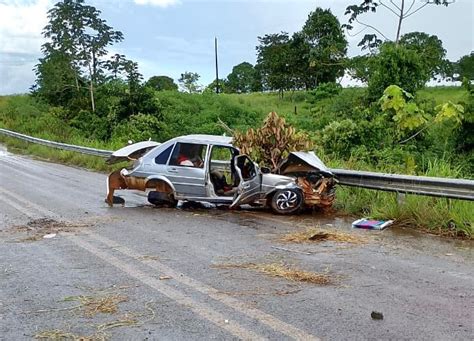 Mulher Morre E Dois Ficam Feridos Em Grave Acidente No Nort O