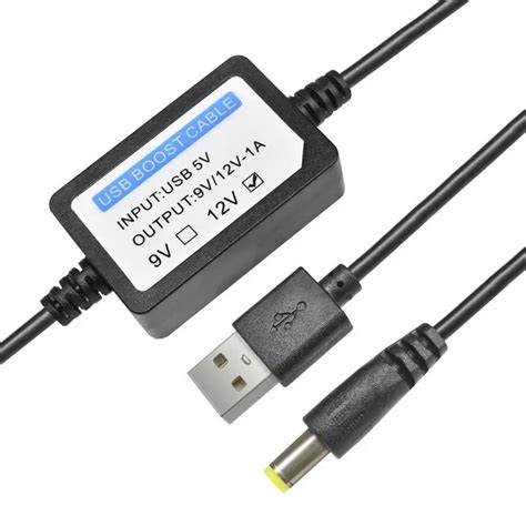 Мощный Повышающий USB Преобразователь Напряжения DC 5 в 12 Вольт, 1 ...