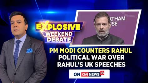 Karnataka Elections 2023 Pm Modi Counters Rahul Gandhi Over London