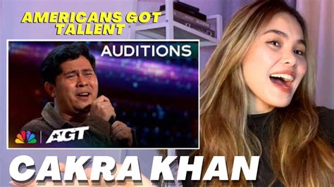 Cakra Khan Americans Got Talent Auditions AGT 2023 Reaction YouTube