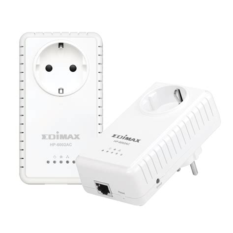 CPL: Adaptateur CPL Gigabit AV600 avec prise intégrée (kit de 2 HP-6002AC)