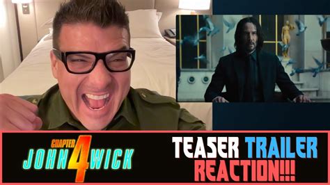 John Wick 4 Teaser Trailer Reaction Keanu Reeves San Diego