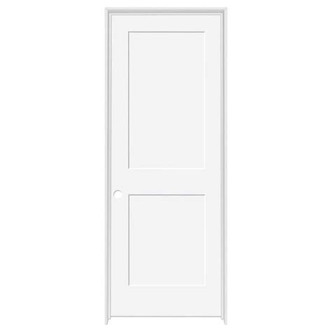 Steves Sons 24 In X 80 In 2 Panel Squaretop MDF Shaker White Primed