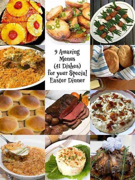 9 Amazing Menus For Your Special Easter Dinner Easter Dinner Menus