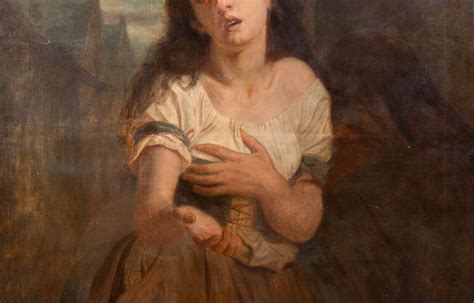 English School, 19th Century | BEGGAR GIRL PORTRAIT OIL PAINTING (19th Century) | MutualArt