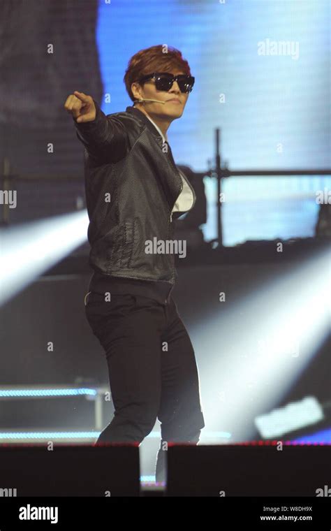 South Korean Singer Kim Jong Kook Performs During A Concert For The