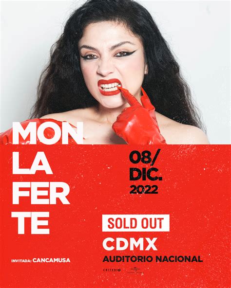 Universal Music M Xico On Twitter Sold Out Monlaferte Lo Volvi