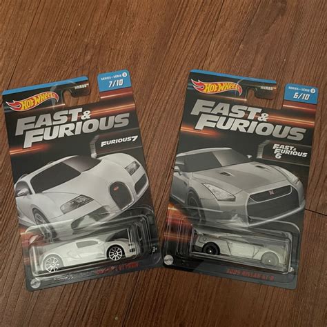 Hot Wheels 風火輪 最新玩命關頭系列 SKYLINE GT R LANCER EVO BUGATTI 蝦皮購物