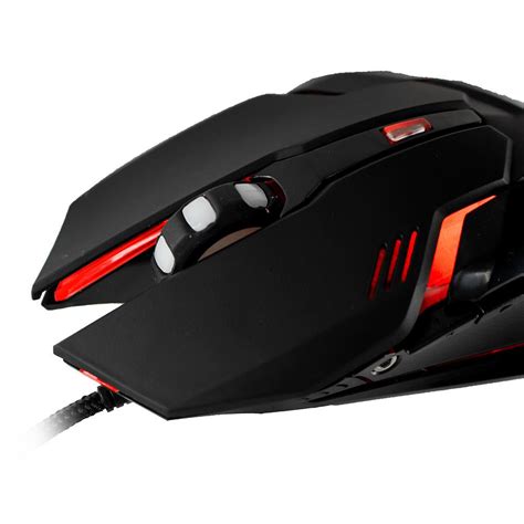 Mouse Gamer Mymax Arbor 2400 DPI Led Vermelho OPM ARBOR RD AquiTem