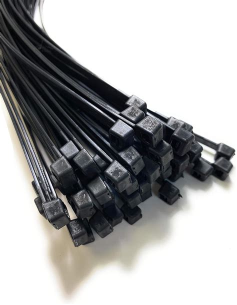 Nylon Plastic Cable Ties Long And Wide Extra Large Zip Ties Black And