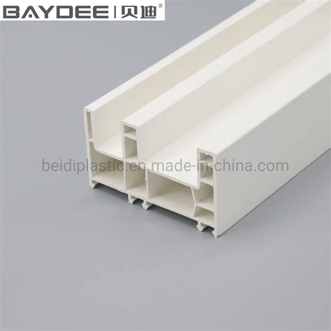 Sliding Upvc Plastic White Color Extrusion Super Quality Baydee