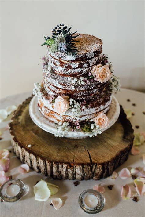 Naked Wedding Cake Ideas