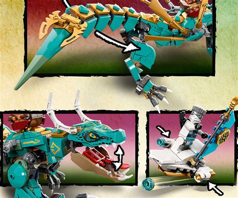 Игрален комплект конструктор ЛЕГО NINJAGO™ 71746 - Дракон от джунглата ...