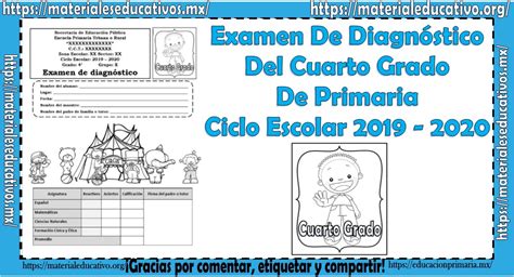 Cuadernillo Para Actividades En Casa Cuarto Grado Ciclo Escolar