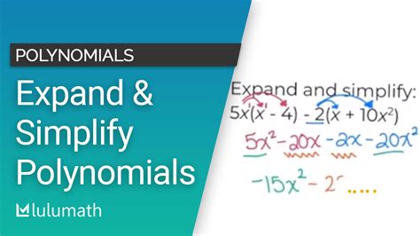 How To Expand Simplify Polynomials Lulumath